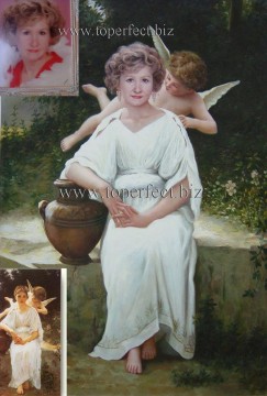肖像画 Painting - imd007 女性のポートレート